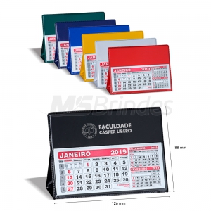 Calendário de Mesa Pequeno             